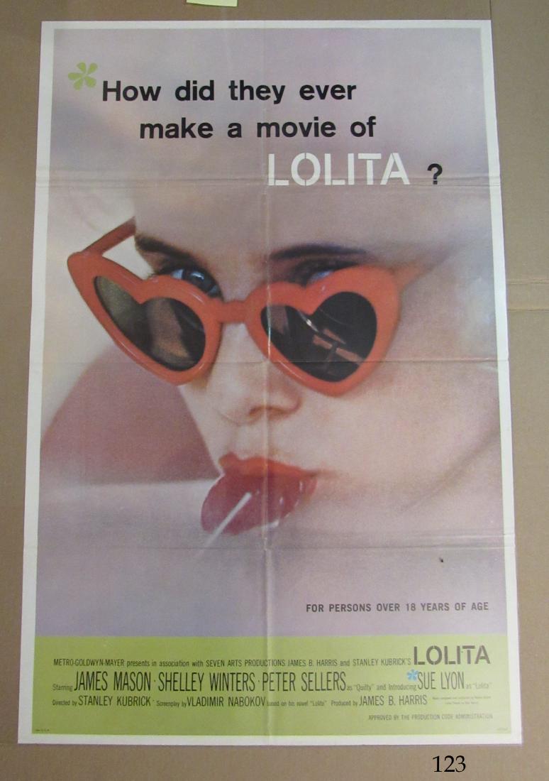 LOLITA - 1962, ONE SHEET - FULLY FOLDED: (1 of 3)