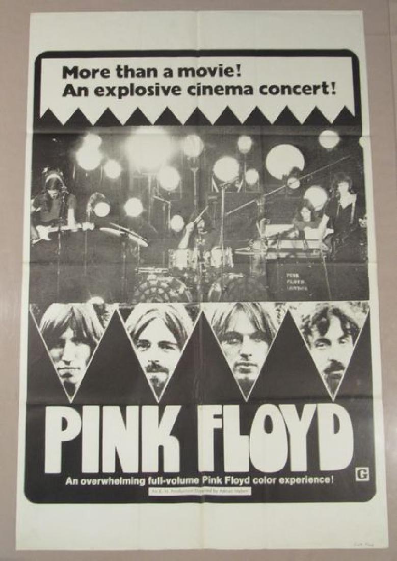 PINK FLOYD - 1972 WHITE STYLE - ONE SHEET (1 of 2)