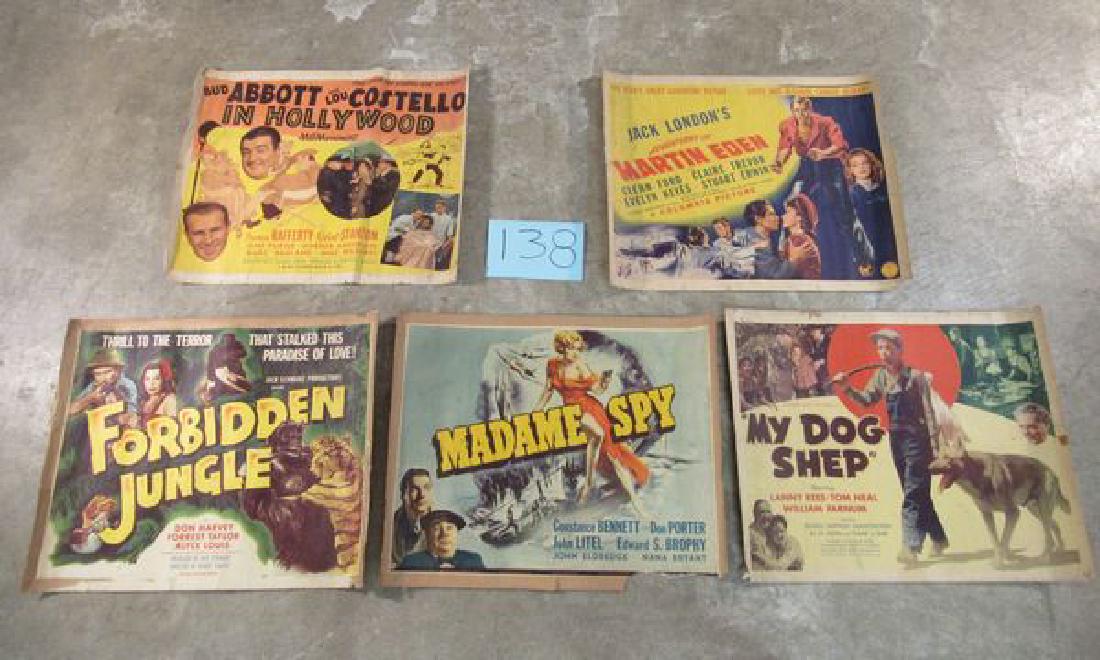 (10) HALF SHEETS (CIRCA 1945-1955): (1 of 2)