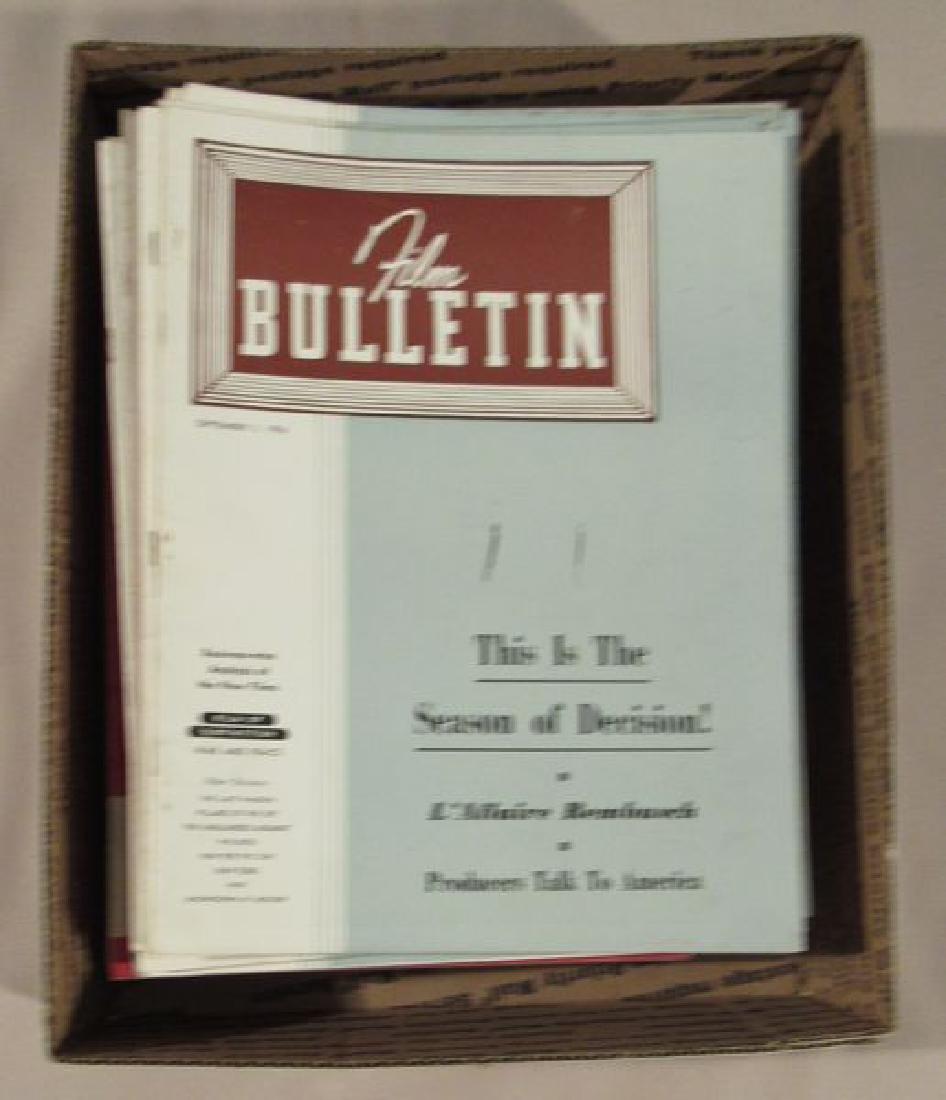 (APPROX. 50) VOLS. OF "FILM BULLETIN" (1 of 1)