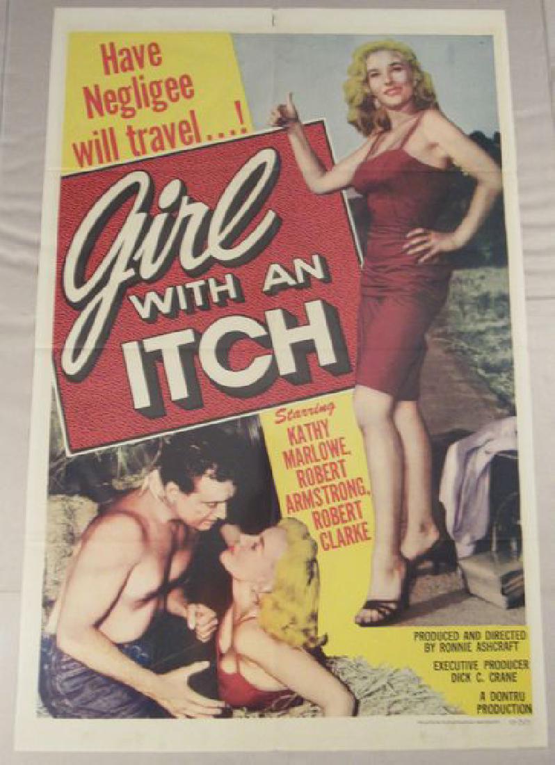 GIRL WITH AN ITCH - 1958 ONE SHEET (1 of 2)