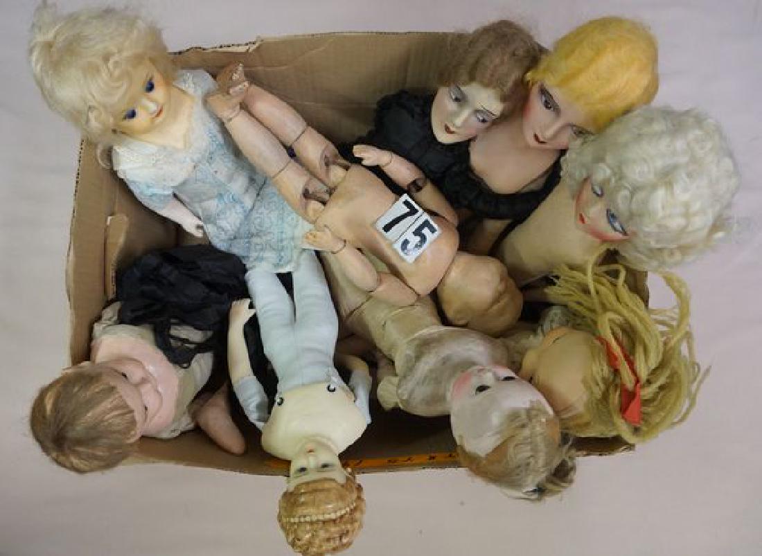 (9 PIECES): (3) BED DOLLS, (1) HELOISE CLOTH (1 of 7)