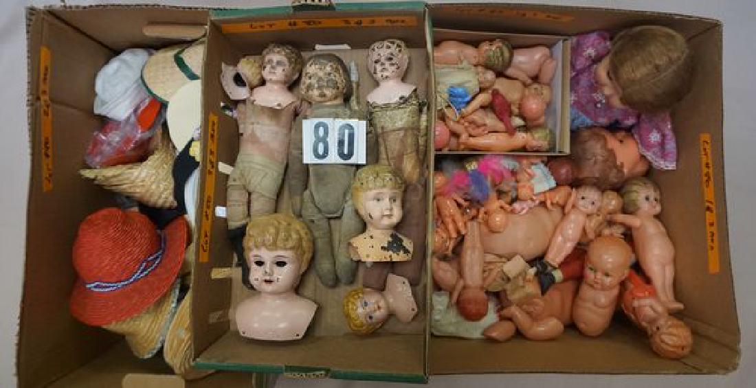 LOT: LARGE BOX OF ASSORTED SIZE CELLULOID (1 of 4)