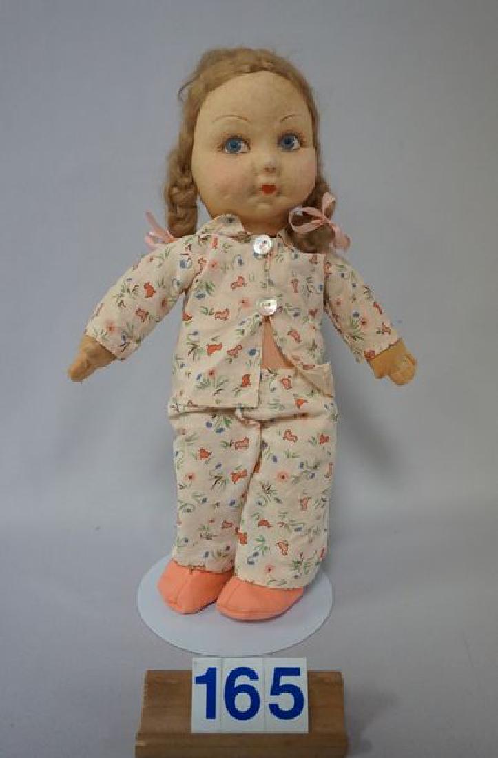 NORA WELLINGS 11 INCH ALL CLOTH: JOLLY DOLL IN P.J.'S - FAIR