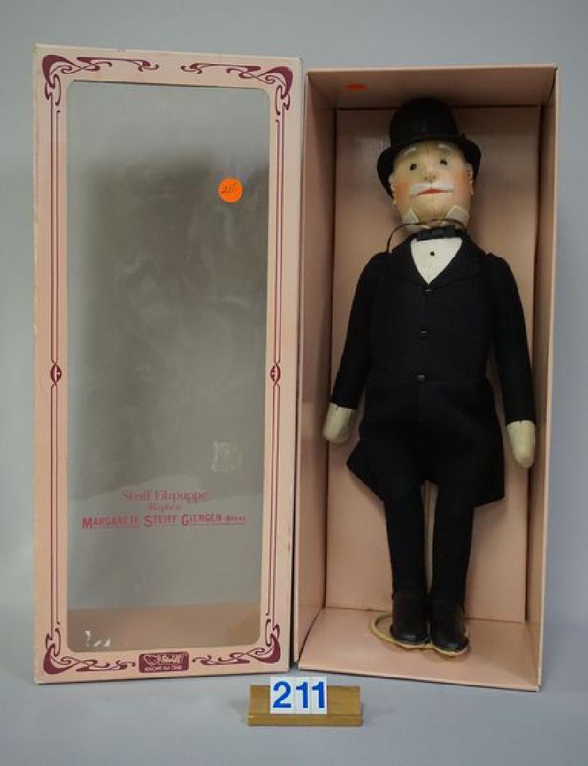 STEIFF REPLICA 'GENTLEMAN IN MORNING: COAT' LIMITED EDITION 347/3000 WITH ORIG. BOX & CERTIFICATE - EXCELLENT