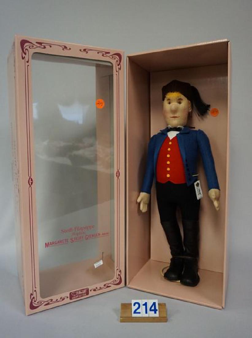 STEIFF REPLICA 'PEASANT JORG': LIMITED EDITION 83/3000 WITH ORIG. BOX & CERTIFICATE - EXCELLENT