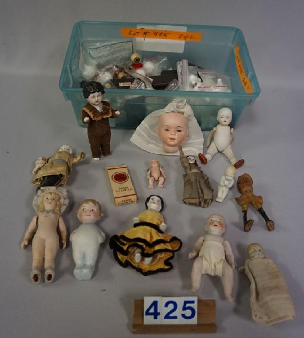 BOX OF ASSORTED SMALL (MOSTLY ANTIQUE) (1 of 2)