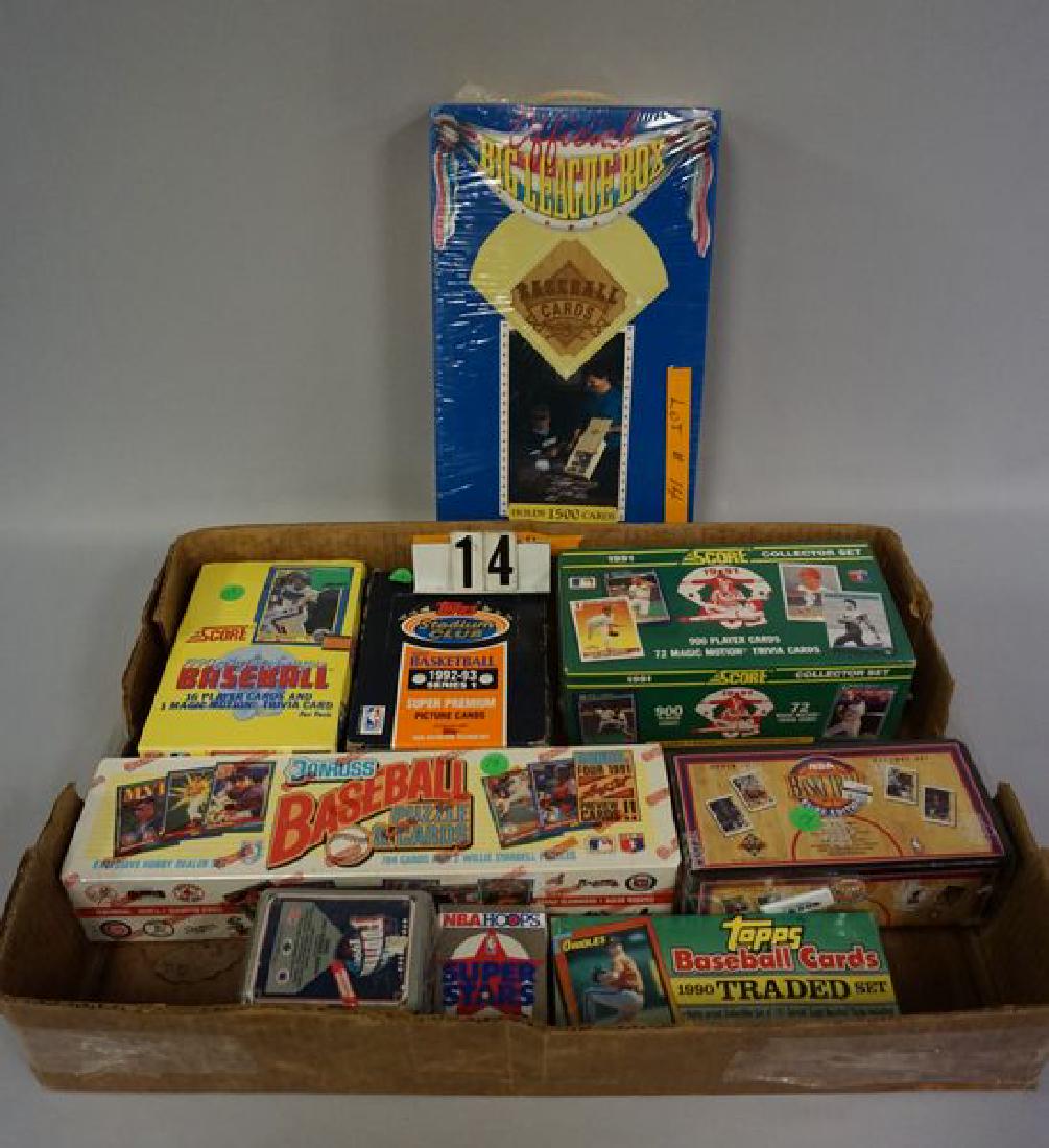 BOX WITH ASSORTED MOSTLY BASEBALL (1 of 3)