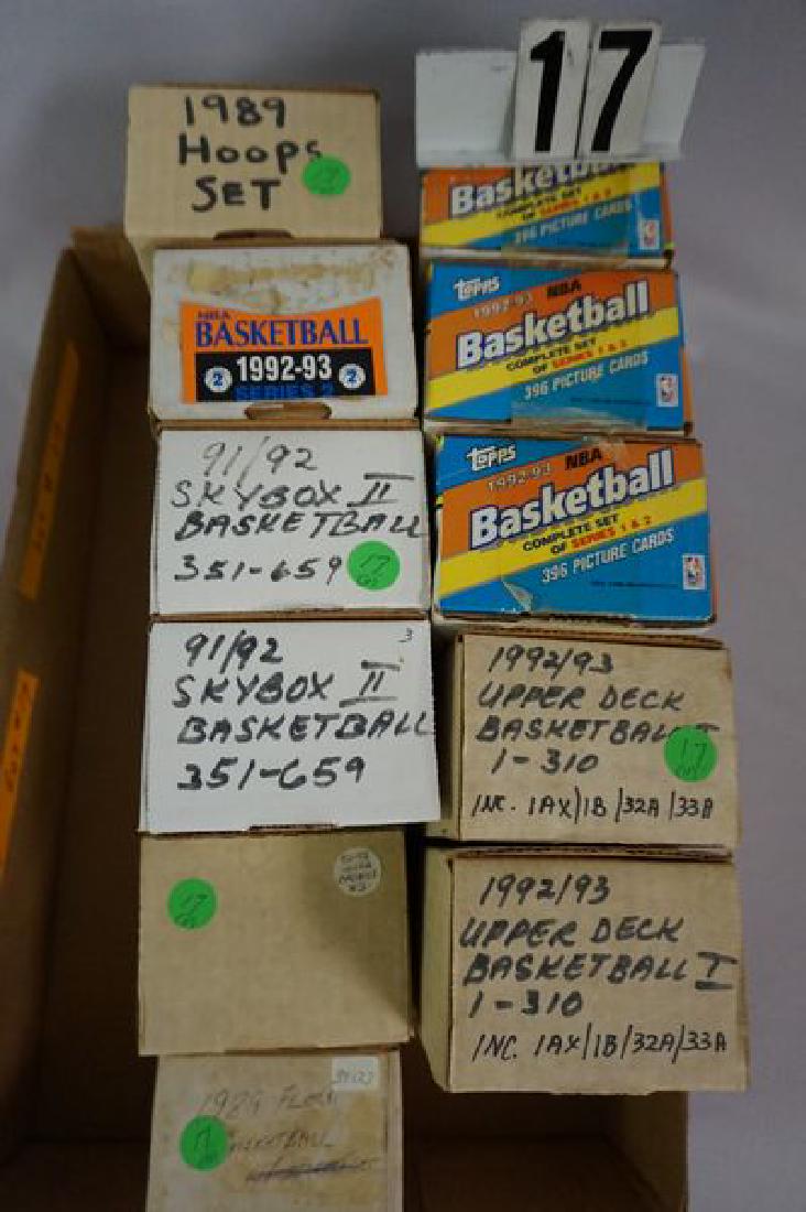 LOT OF (11) ASSORTED BASKETBALL SETS (1 of 3)