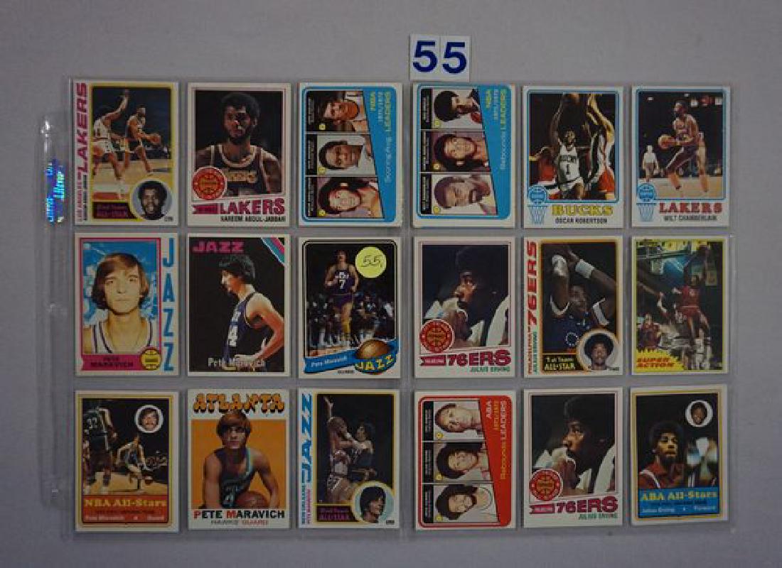 (18) TOPPS BASKETBALL H.O.F.'ERS CARDS (1 of 2)