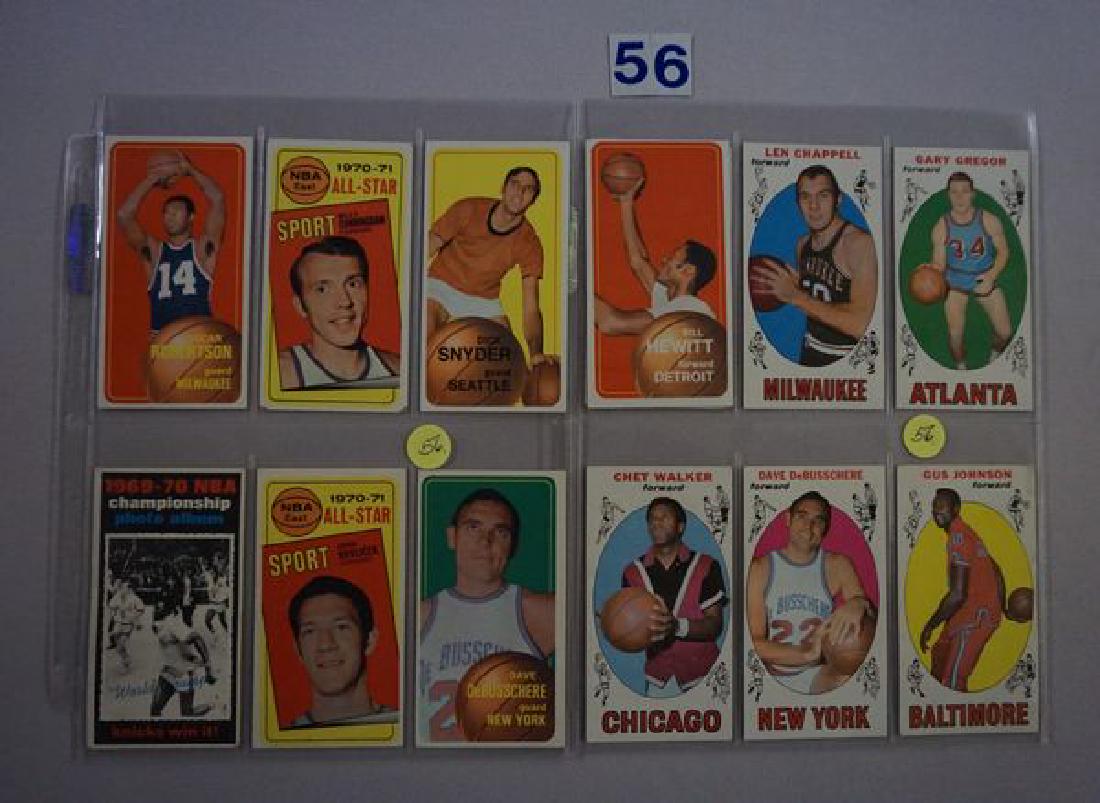 (7) 1969-'70 TOPPS BASKETBALL CARDS (1 of 2)