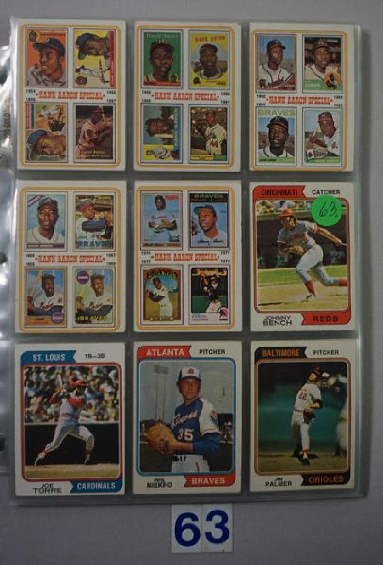 (84) 1974 TOPPS BASEBALL CARDS (1 of 10)
