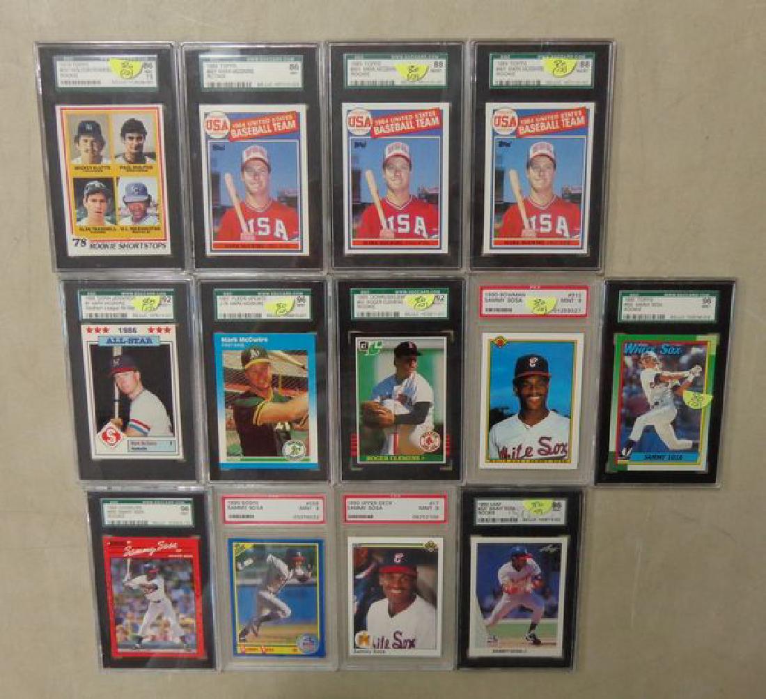 (13) Graded Baseball Cards