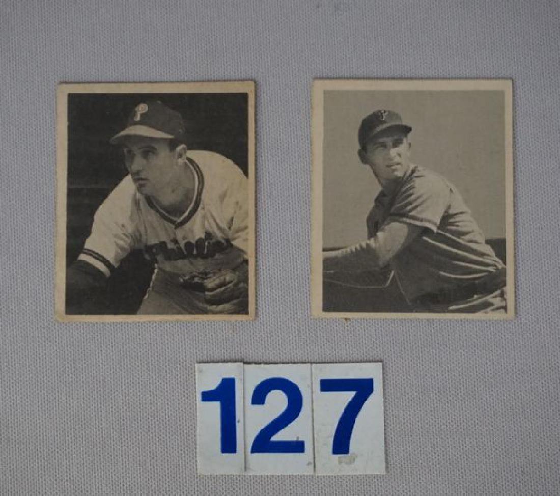 (2) 1948 BOWMAN (SHORT PRINTS): (1 of 2)