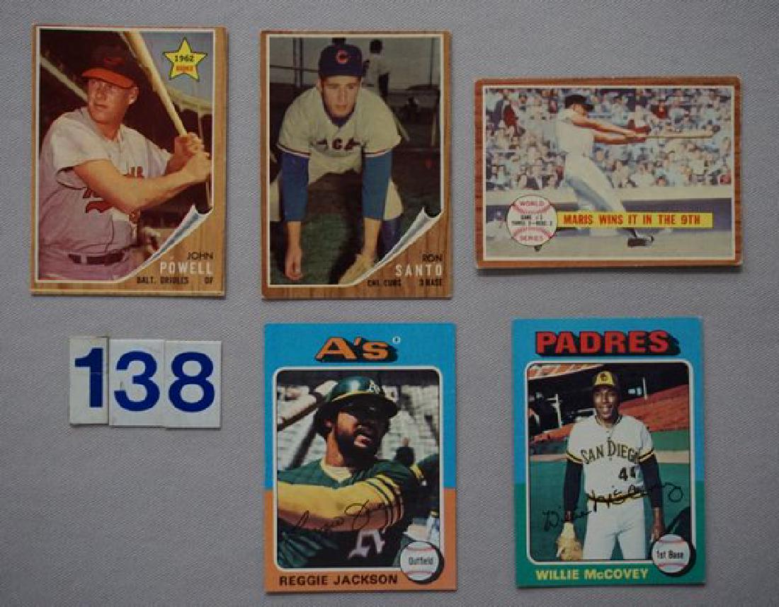 (3) 1962 TOPPS BASEBALL: (1 of 2)