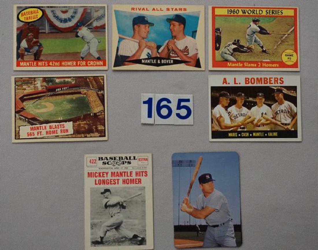 MICKEY MANTLE (7 CARD ODDBALL LOT) (1 of 2)