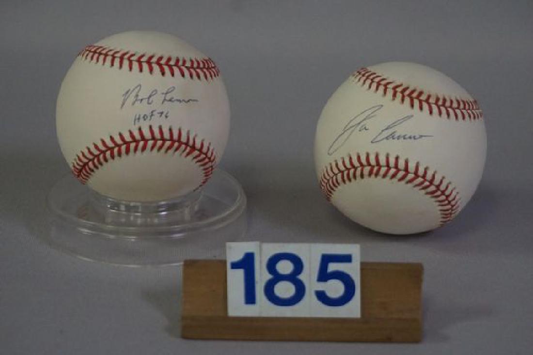 (2 PIECES) OFFICIAL A.L. AUTOGRAPHED (1 of 2)