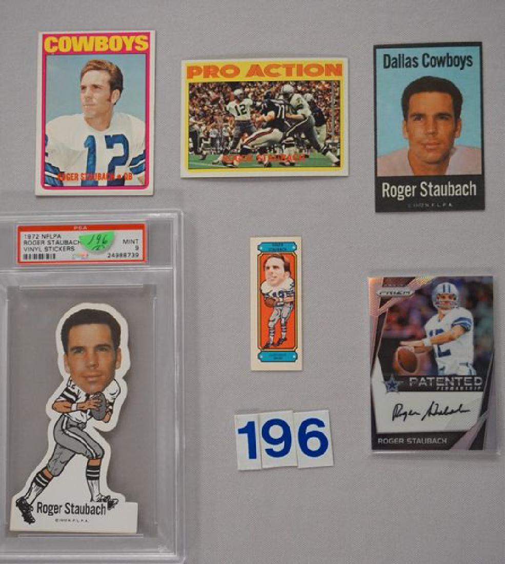 ROGER STAUBACH SIX CARD LOT: (1 of 3)