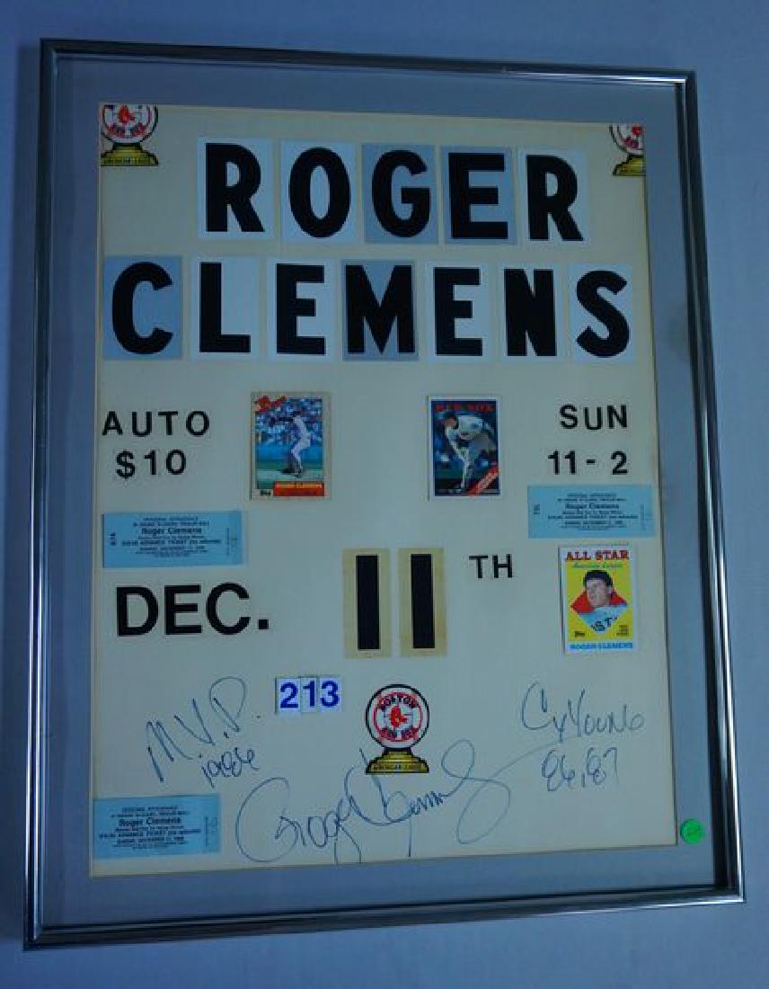 ROGER CLEMENS ADVERTISEMENT (1 of 3)