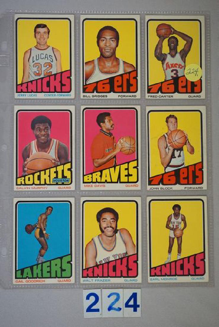 (55) 1972 - '73 TOPPS BASKETBALL CARDS (1 of 10)