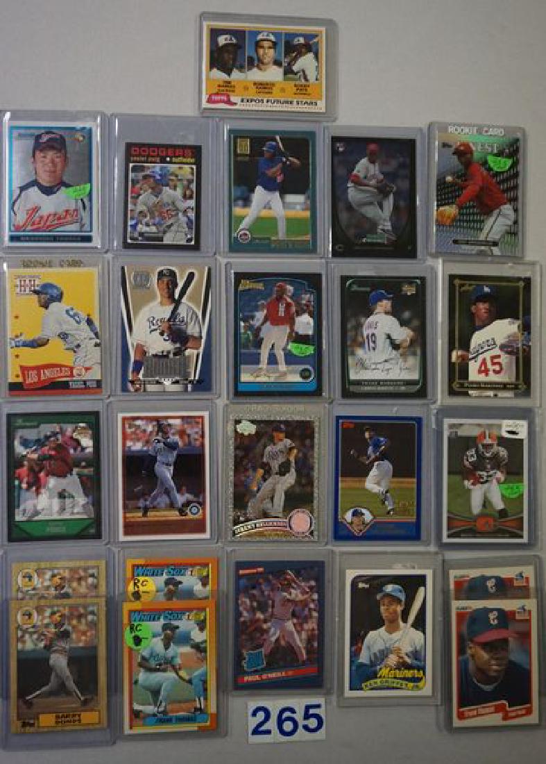 (23 ASSORTED) BASEBALL ROOKIE CARDS (1 of 3)