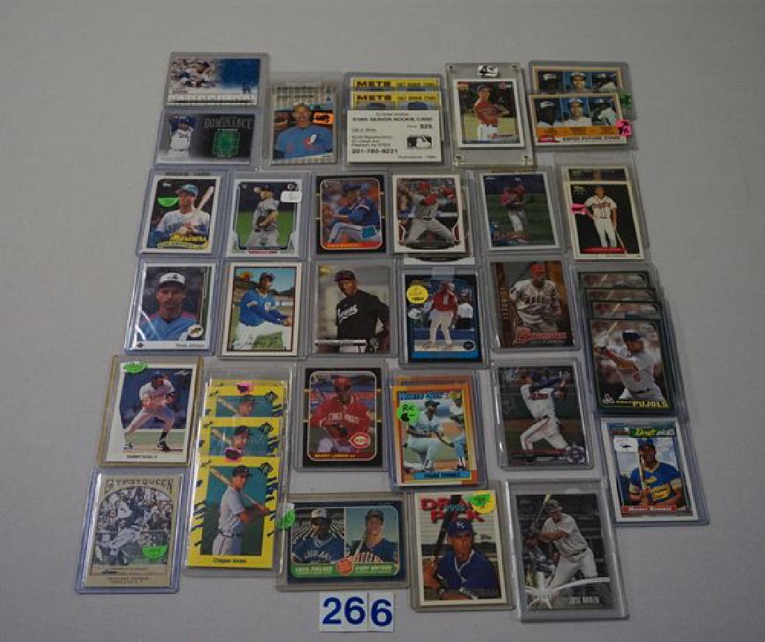 (35 ASSORTED) BASEBALL ROOKIE CARDS (1 of 3)