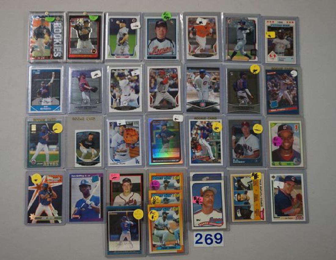 BASEBALL ROOKIE CARD LOT: (1 of 3)