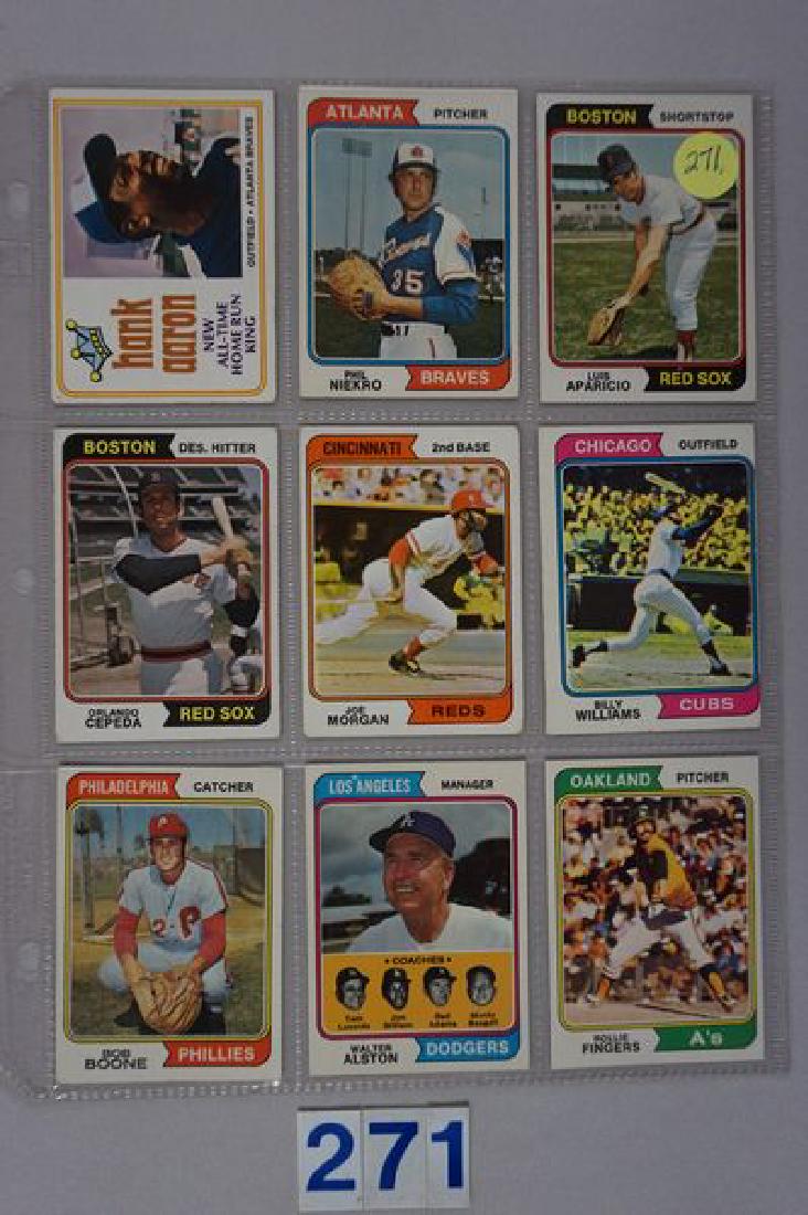 1974 & 1975 TOPPS BASEBALL STARS, (1 of 8)