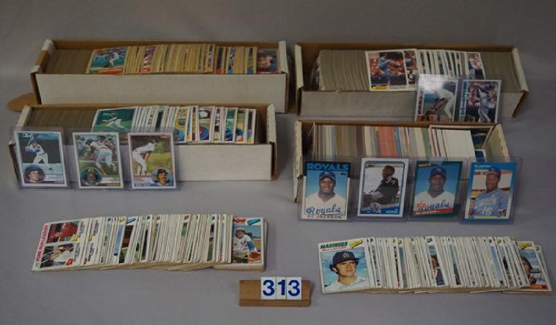 BASEBALL CARD LOT: (1 of 3)