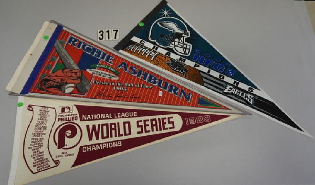 (15 DIFFERENT) PENNANTS: (1 of 5)