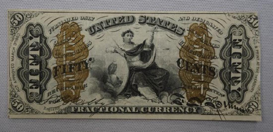 1863 SEATED FIGURE OF JUSTICE HOLDING (1 of 2)