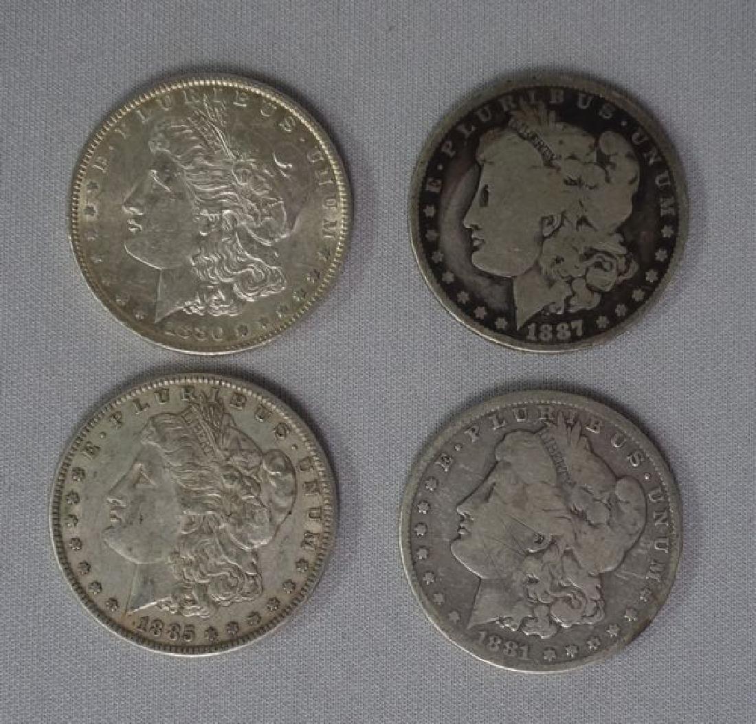 (4) MORGAN DOLLARS: (1 of 2)