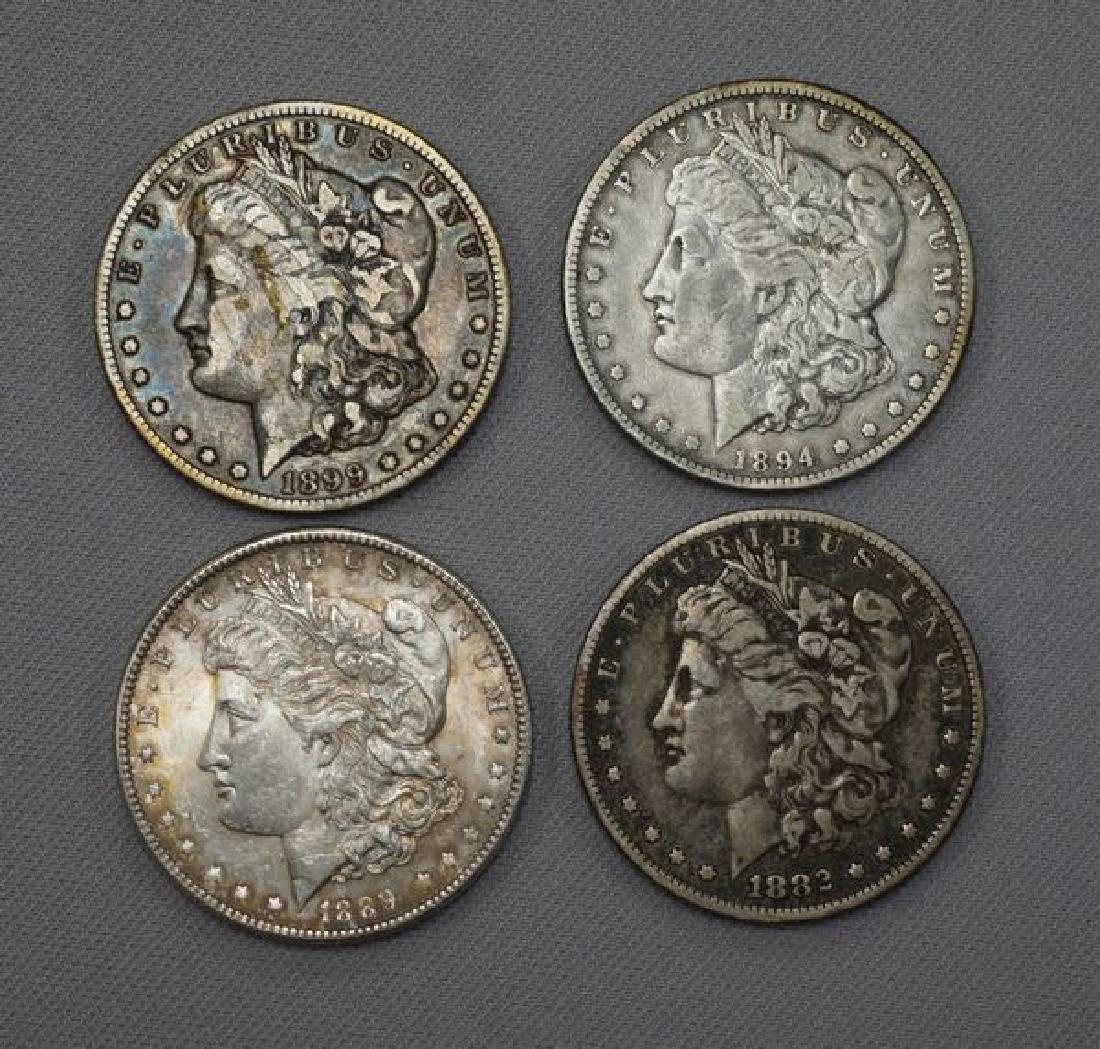 (4) MORGAN DOLLARS: (1 of 2)