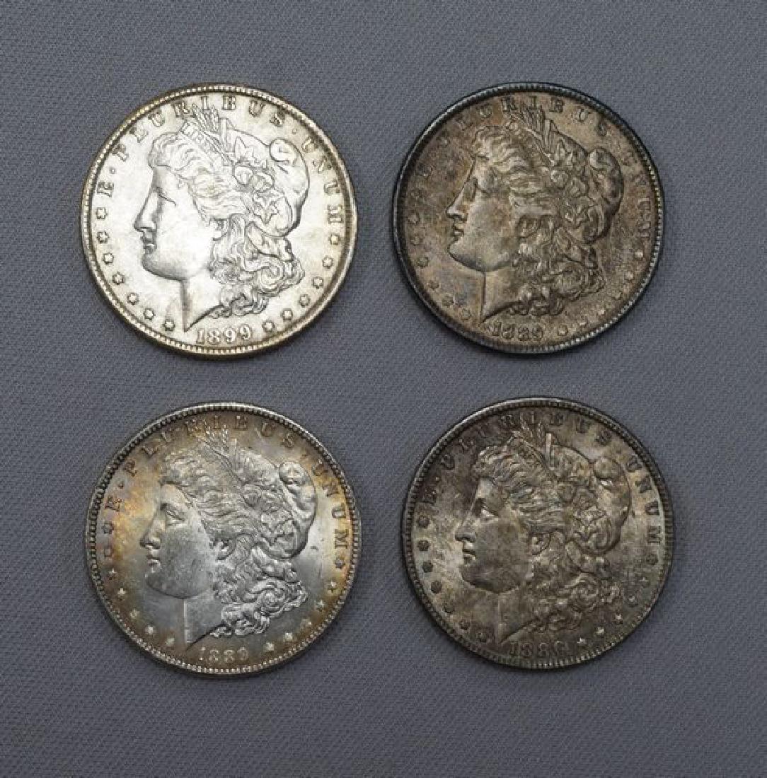 (4) MORGAN DOLLARS: (1 of 2)