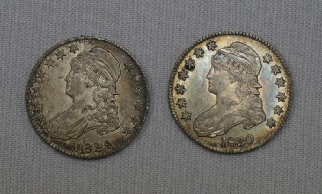 1829 & 1830 BUST HALF DOLLARS (1 of 2)