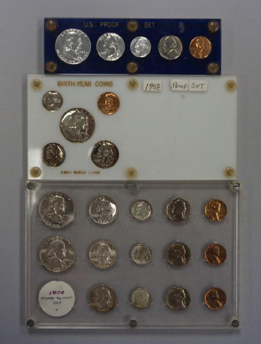U.S. PROOF SETS: (2) 1956, (1 of 2)