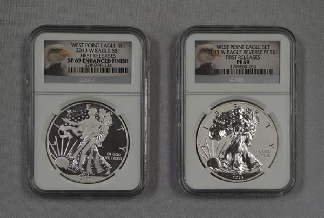 (2) 2013 WEST POINT SILVER EAGLES (1 of 2)