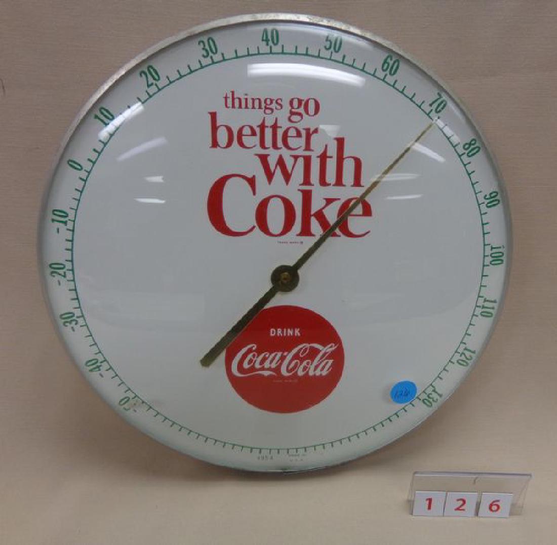 COCA-COLA 12 INCH THERMOMETER (1 of 2)
