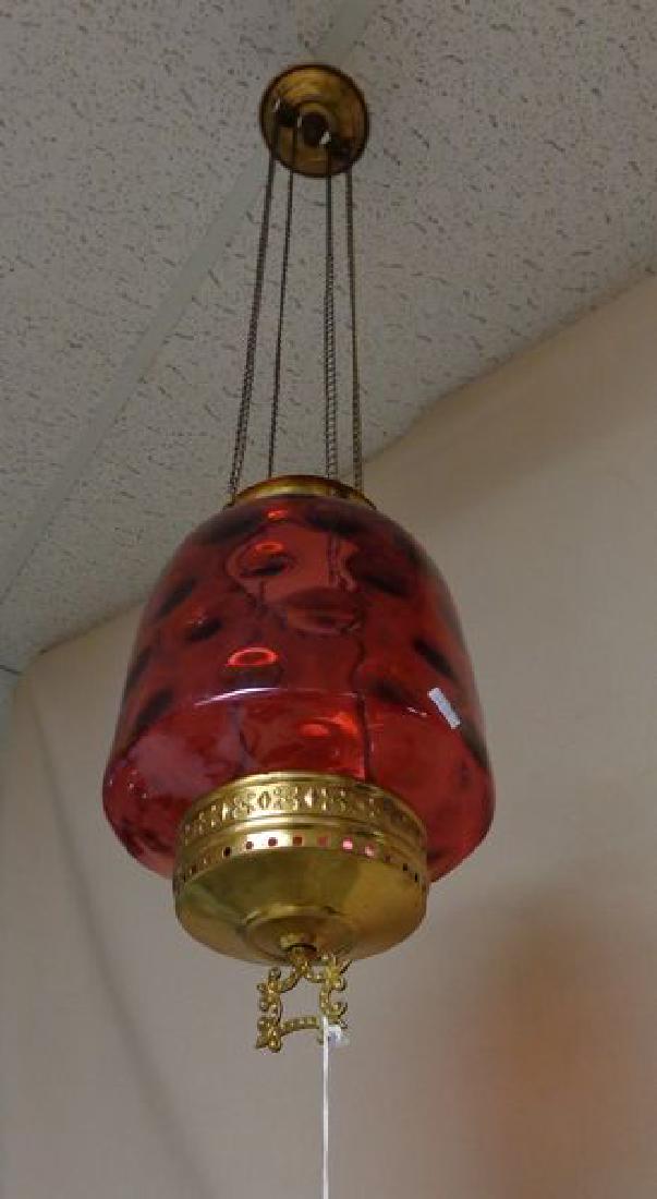 ANTIQUE VICTORIAN CRANBERRY GLASS (1 of 2)