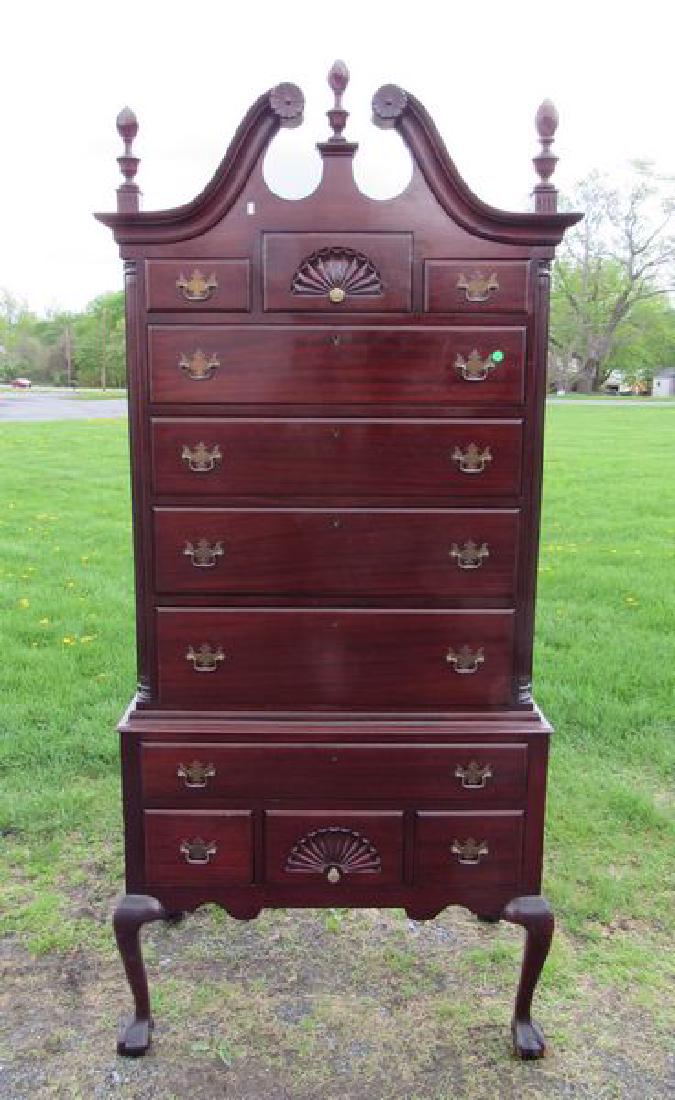 (2 PIECE) CHERRY HIGH BOY (1 of 1)