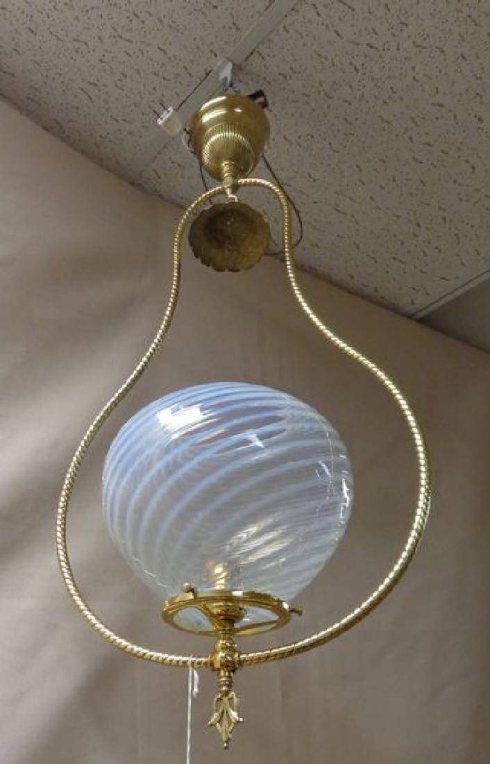 ANTIQUE VICTORIAN BRASS HALLWAY CEILING (1 of 1)