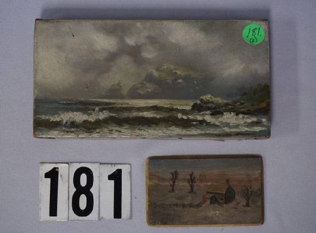 (2) OIL PAINTINGS: (1 of 5)