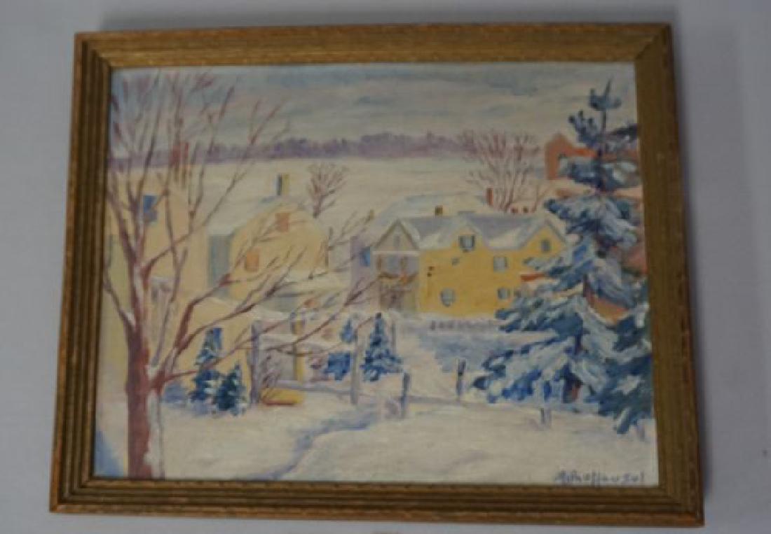 SMALL OIL PAINTING ON ARTIST PANEL (1 of 6)