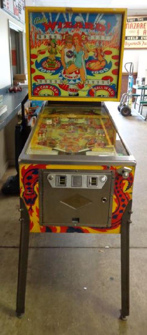 1975 BALLY'S "WIZARD" ROCK & ROLL PINBALL (1 of 6)