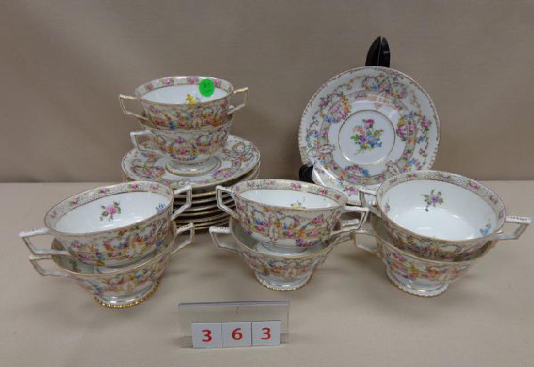(17 PIECES) OF DRESDEN CHINA (1 of 1)