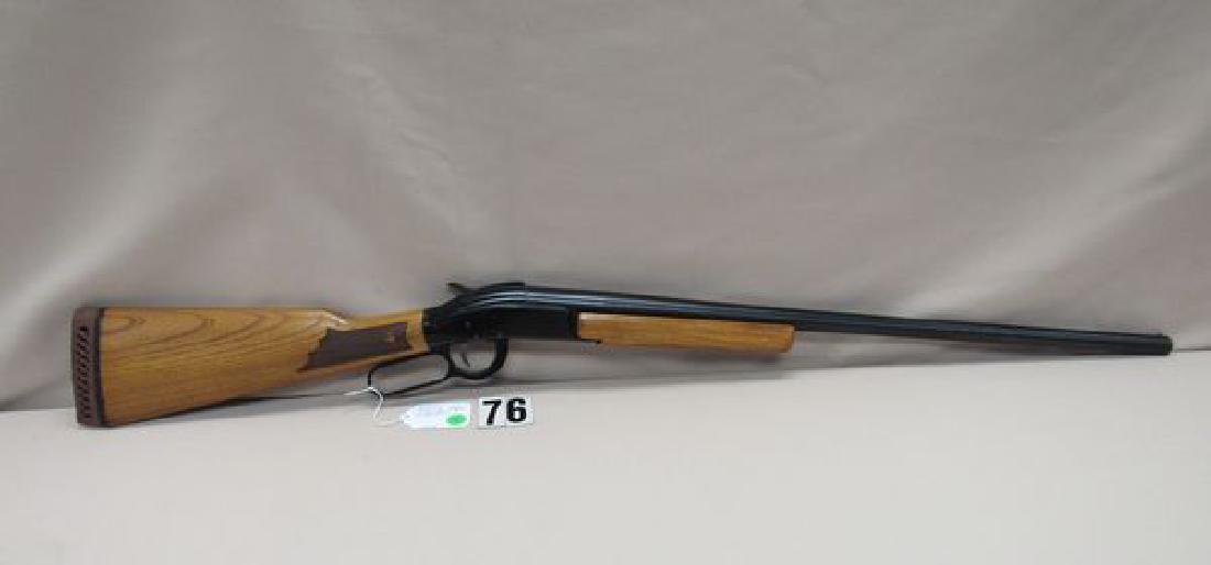 ITHACA MODEL-66 LEVER ACTION SINGLE SHOT: 12 GAUGE SHOTGUN, SERIAL #660220117 - GOOD FFL LINE #571