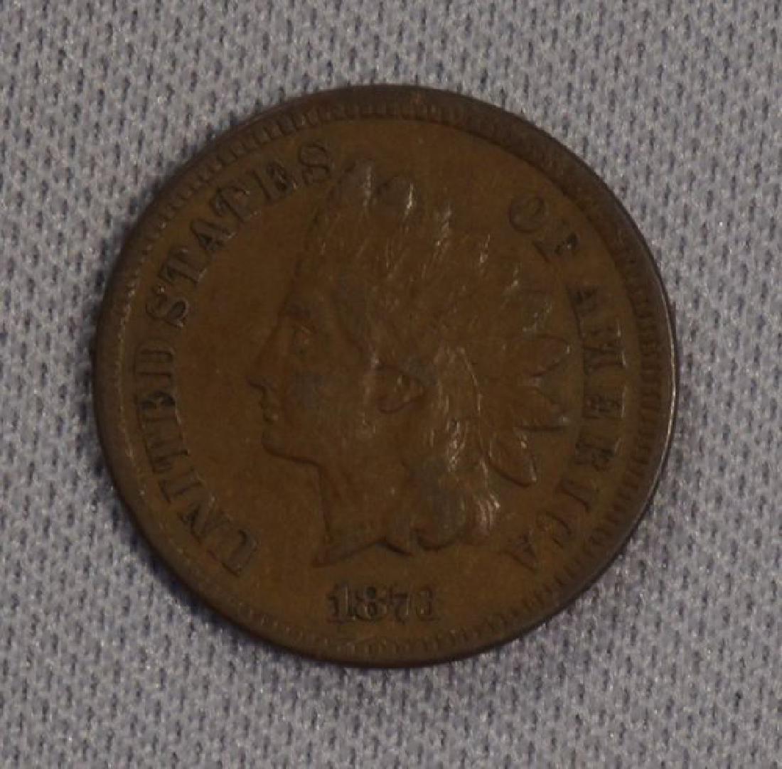 1873 INDIAN HEAD CENT: (1 of 2)