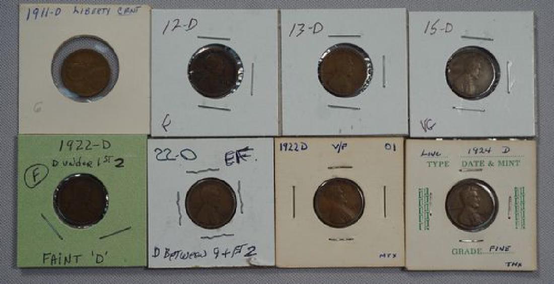 (8) EARLY DATE LINCOLN CENTS: (1 of 2)