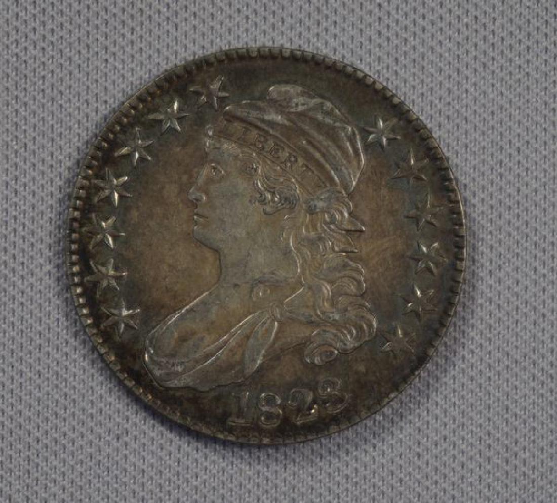 1823 CAPPED BUST HALF DOLLAR: (1 of 2)