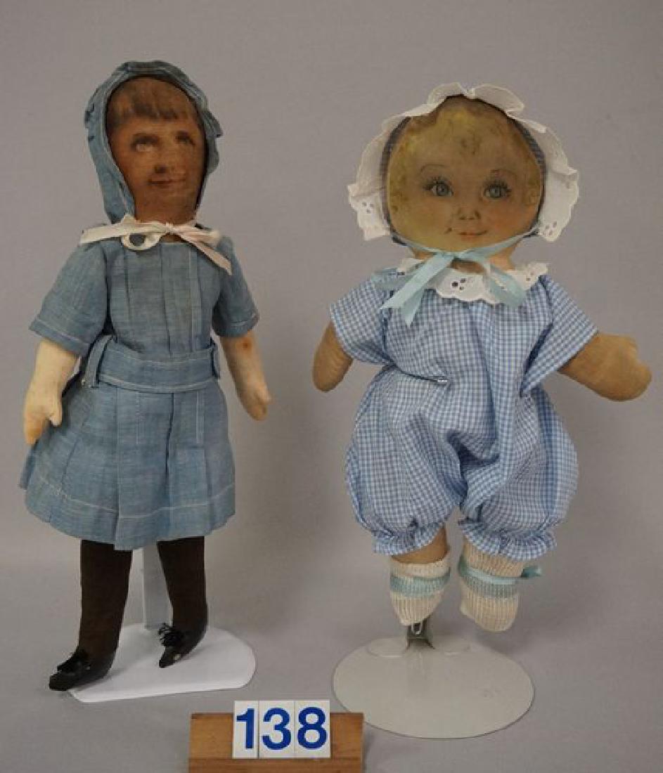 (2 PIECES) 13 1/2 INCH BABYLAND RAG DOLL (1 of 6)